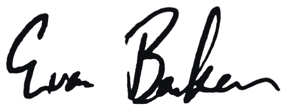 Evan Baker's signature